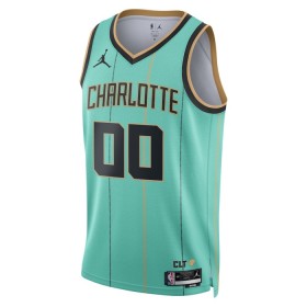 Dres Charlotte Hornets Prilagođeni Jordan 2024-25 City Edition Teal Swingman